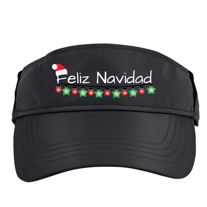 Feliz Navidad Christmas TShirt Adult Drive Performance Visor