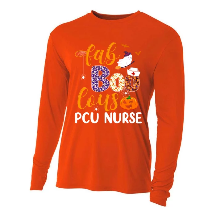 Fabulous Nurse Costume Faboolous Pcu Nurse Boo Crew Gift Cooling Performance Long Sleeve Crew