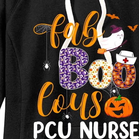 Fabulous Nurse Costume Faboolous Pcu Nurse Boo Crew Gift Women's Fleece Hoodie