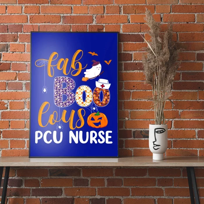 Fabulous Nurse Costume Faboolous Pcu Nurse Boo Crew Gift Poster