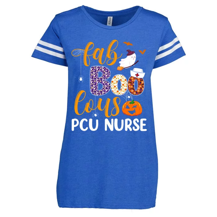 Fabulous Nurse Costume Faboolous Pcu Nurse Boo Crew Gift Enza Ladies Jersey Football T-Shirt