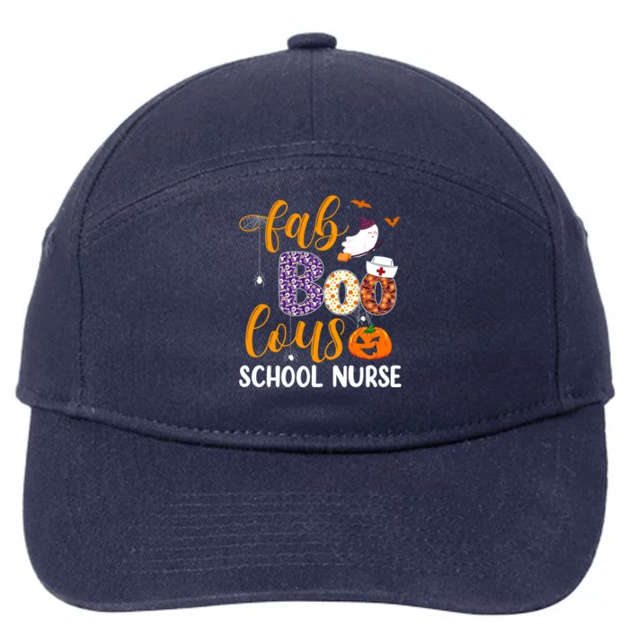 Fabulous Nurse Costume Faboolous School Nurse Boo Crew Gift 7-Panel Snapback Hat