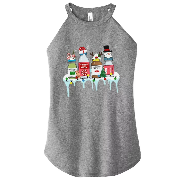 Funny Nurse Christmas Nicu Christmas Doctor Er Nurse Xmas Women’s Perfect Tri Rocker Tank