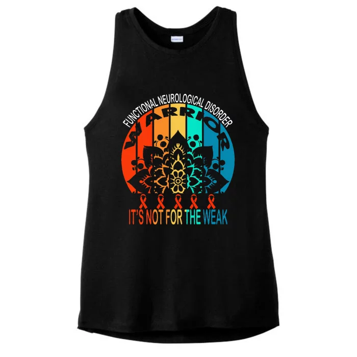 Functional Neurological Disorder Warrior Fnd Awareness Ladies Tri-Blend Wicking Tank