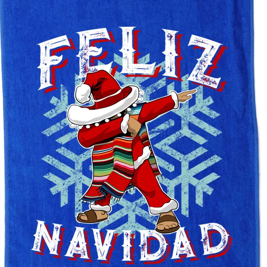 Feliz Navidad Dabbing Christmas Sombrero Great Gift Platinum Collection Golf Towel