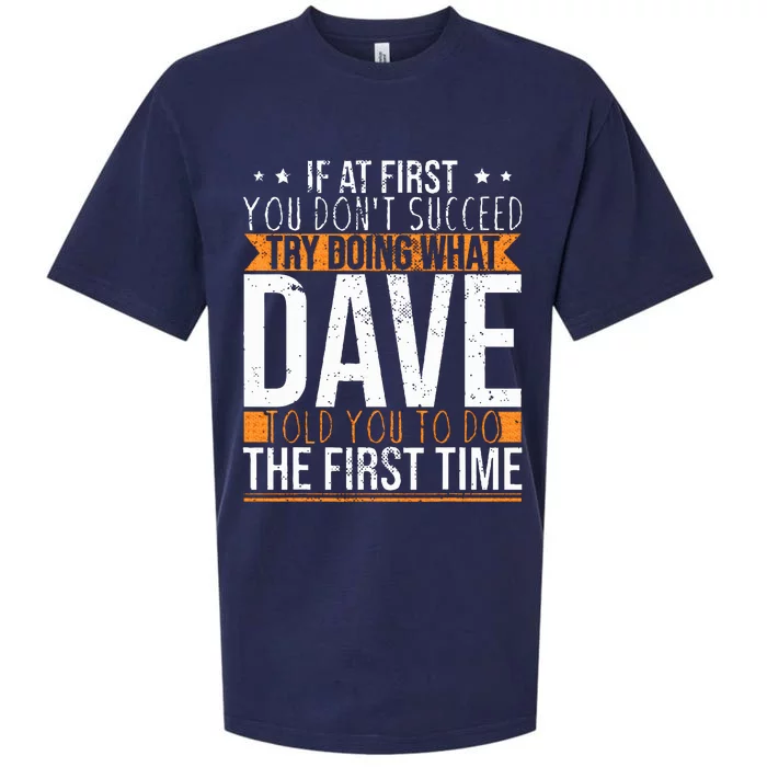 Funny Name Dave Sueded Cloud Jersey T-Shirt