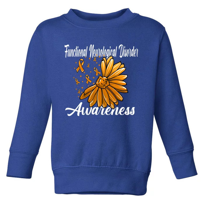 Functional Neurological Disorder Awareness Fnd Related Orang Gift Toddler Sweatshirt