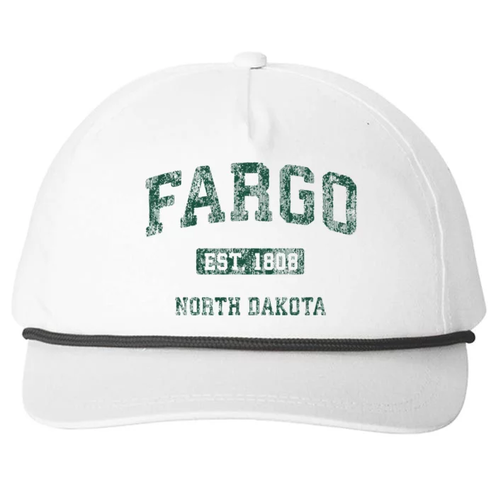 Fargo North Dakota Nd Snapback Five-Panel Rope Hat