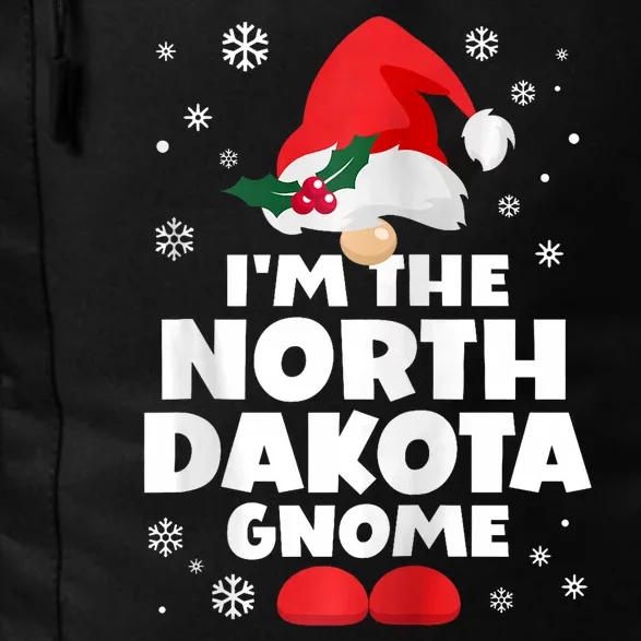 Funny North Dakota Gnome Family Matching Group Christmas Daily Commute Backpack