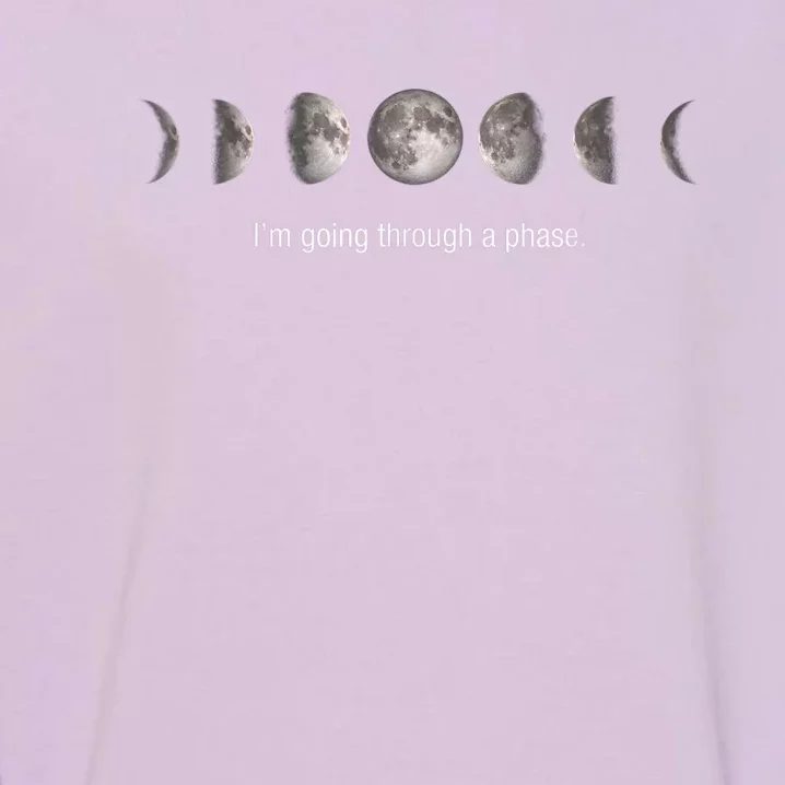 Funny Neil DeGrasse Gift Tyson Moon Phases Gift Garment-Dyed Sweatshirt