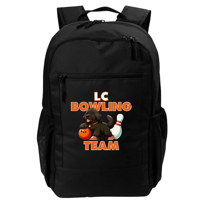 Funny Newfoundland Dog Bowling Daily Commute Backpack