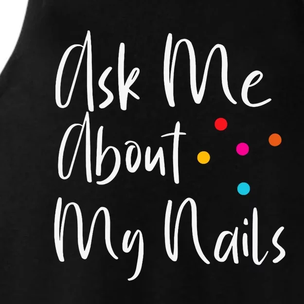 For Nail Designers Ladies Tri-Blend Wicking Tank