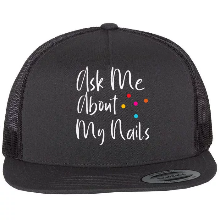 For Nail Designers Flat Bill Trucker Hat