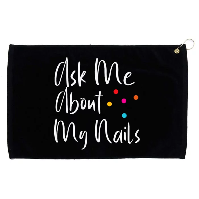 For Nail Designers Grommeted Golf Towel