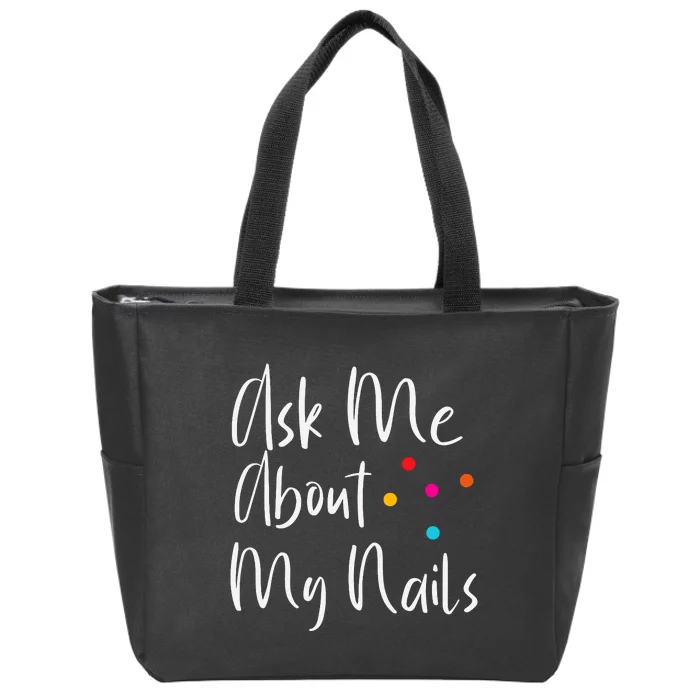 For Nail Designers Zip Tote Bag