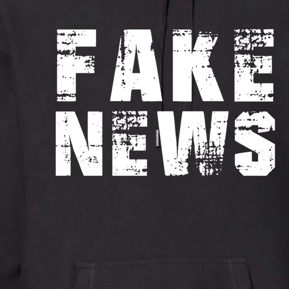 Fake News Election Keep America Great Premium Hoodie