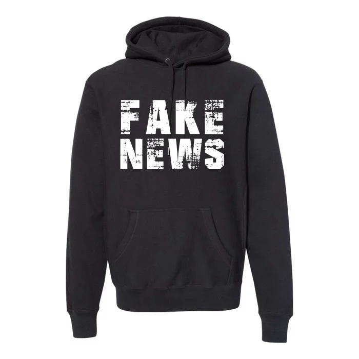 Fake News Election Keep America Great Premium Hoodie