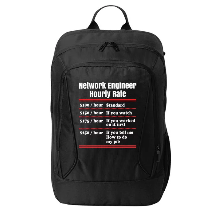 Funny Network Engineer Graphic Information Technology Gift City Backpack