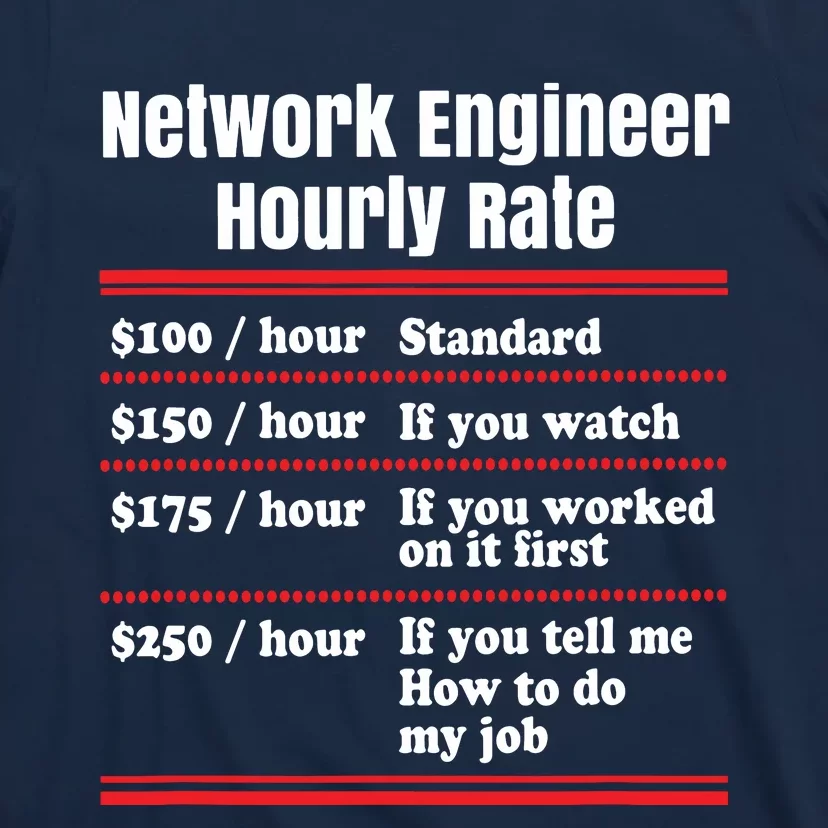 Funny Network Engineer Graphic Information Technology Gift T-Shirt