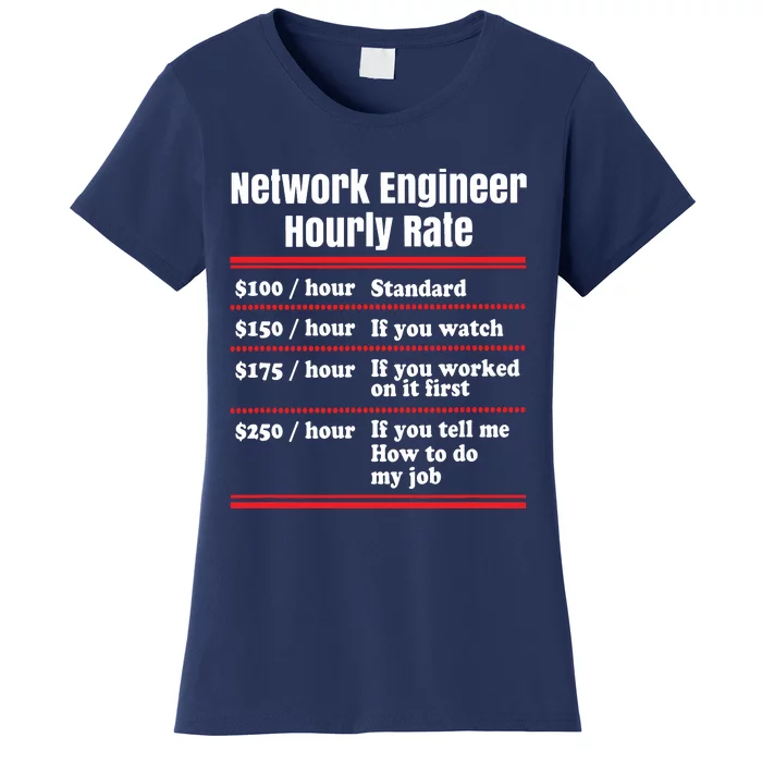 Funny Network Engineer Graphic Information Technology Gift Women's T-Shirt