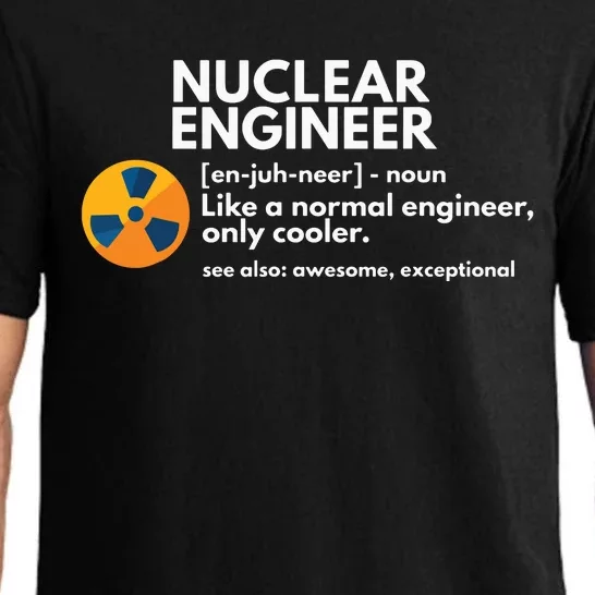 Funny Nuclear Engineer Definition Engineering Gift Pajama Set