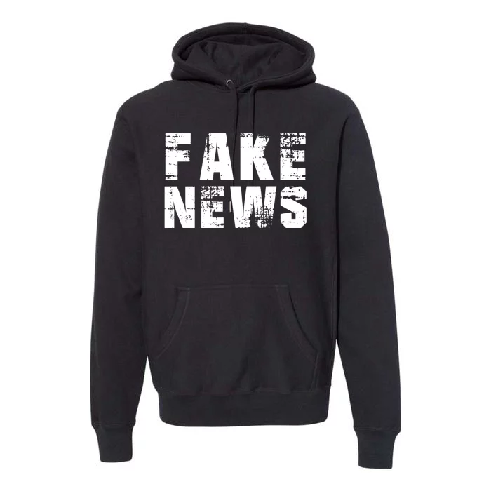 Fake News Election Keep America Great 2024 Trump Premium Hoodie