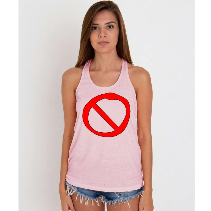 FNF Game Boyfriend Signature Women's Knotted Racerback Tank