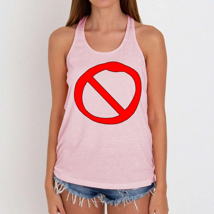 FNF Game Boyfriend Signature Women's Knotted Racerback Tank