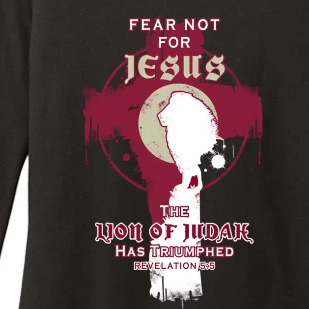 Fear Not For Jesus The Lion Of Judah Has Triumphed Easter Gift Womens CVC Long Sleeve Shirt