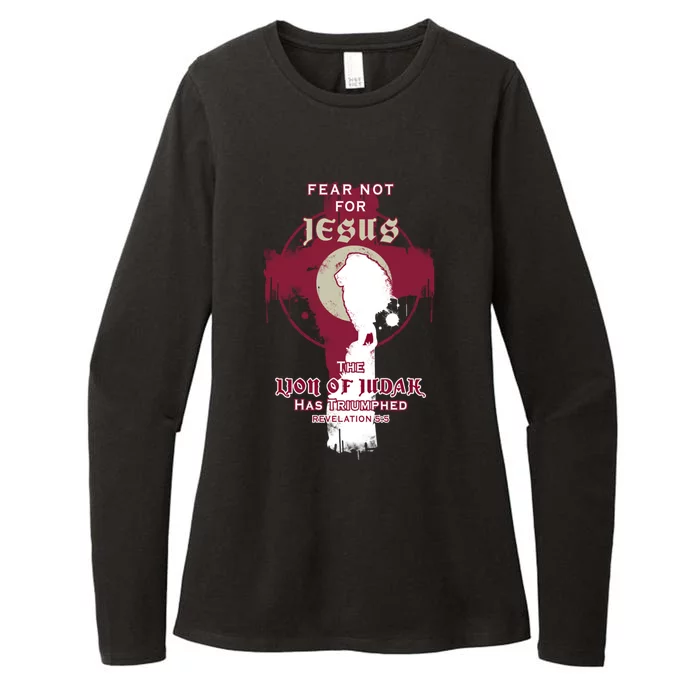 Fear Not For Jesus The Lion Of Judah Has Triumphed Easter Gift Womens CVC Long Sleeve Shirt