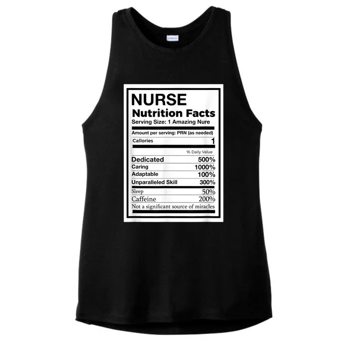 Funny Nurse Ladies Tri-Blend Wicking Tank