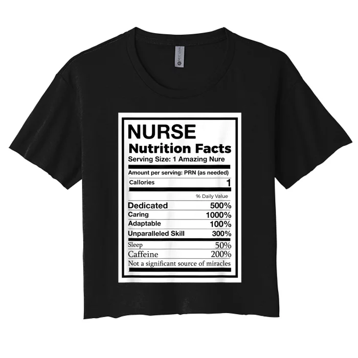 Funny Nurse Women's Crop Top Tee