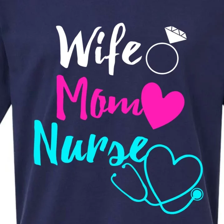 For Nurses Funny Gift Sueded Cloud Jersey T-Shirt