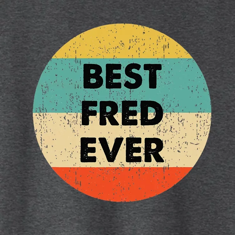 Fred Name Women's Crop Top Tee