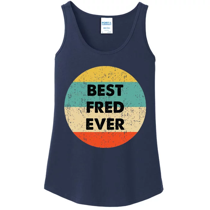 Fred Name Ladies Essential Tank