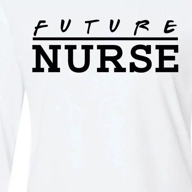 Future Nurse Womens Cotton Relaxed Long Sleeve T-Shirt