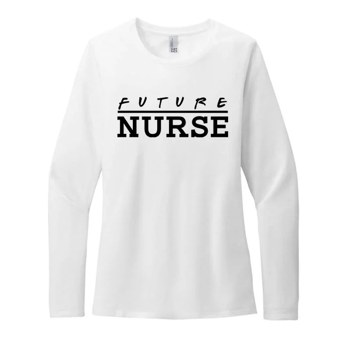 Future Nurse Womens CVC Long Sleeve Shirt