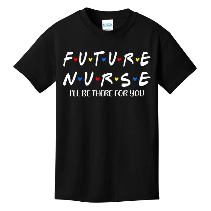 Future Nurse Funny Nursing Student Nurse School In Progress Kids T-Shirt