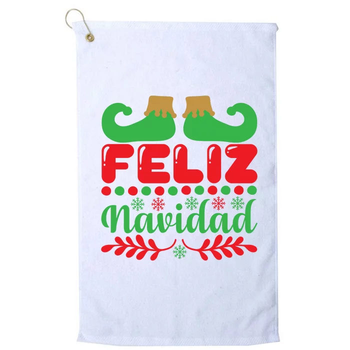 Feliz Navidad Platinum Collection Golf Towel