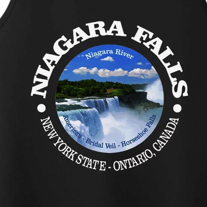 Funny Niagara Falls Niagara River New York State Canada Performance Tank