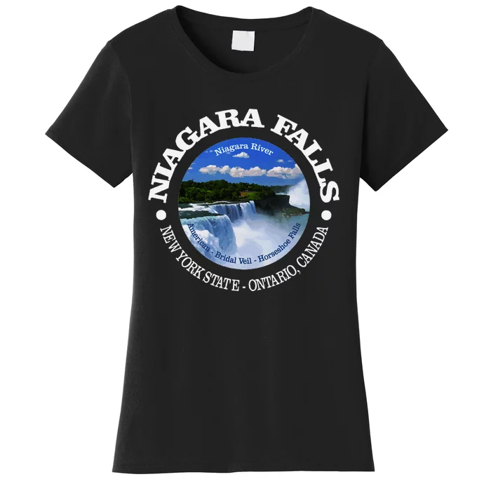 Funny Niagara Falls Niagara River New York State Canada Women's T-Shirt