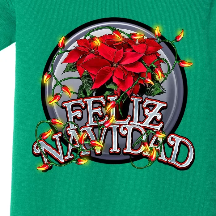 Feliz Navidad Baby Bodysuit