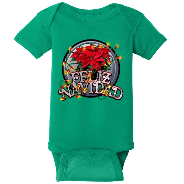 Feliz Navidad Baby Bodysuit