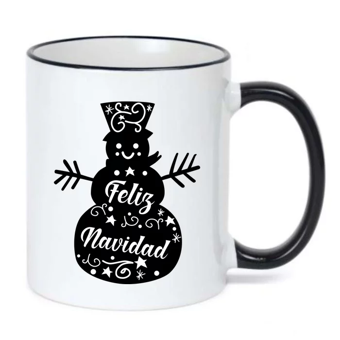 Feliz Navidad Black Color Changing Mug