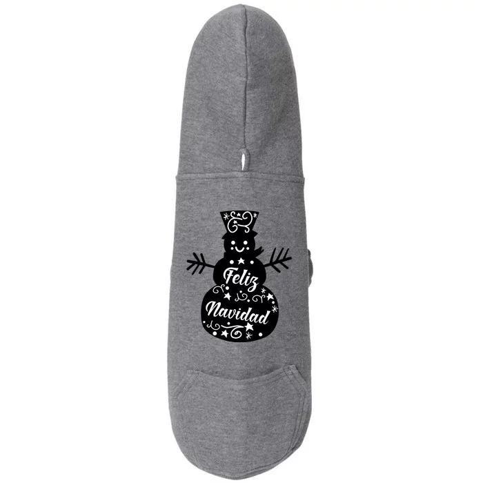 Feliz Navidad Doggie 3-End Fleece Hoodie