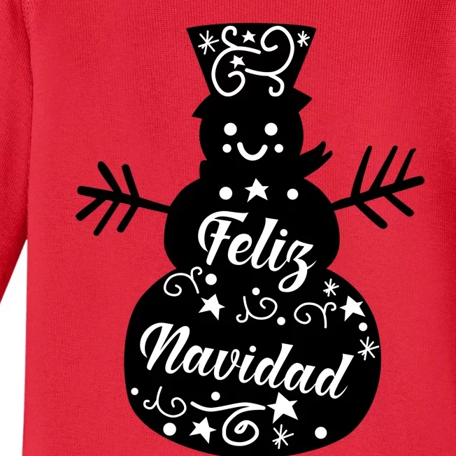 Feliz Navidad Baby Long Sleeve Bodysuit