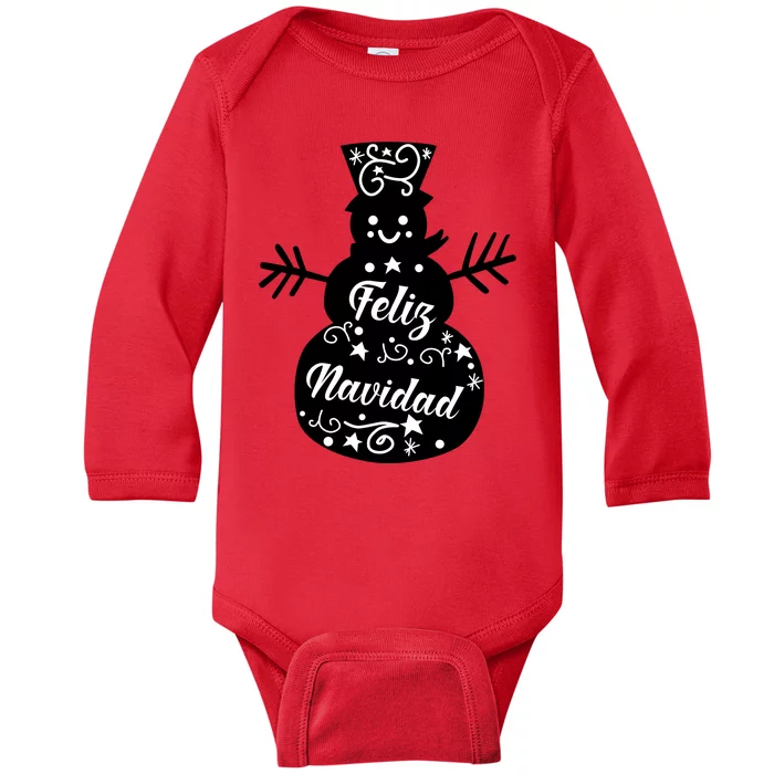 Feliz Navidad Baby Long Sleeve Bodysuit