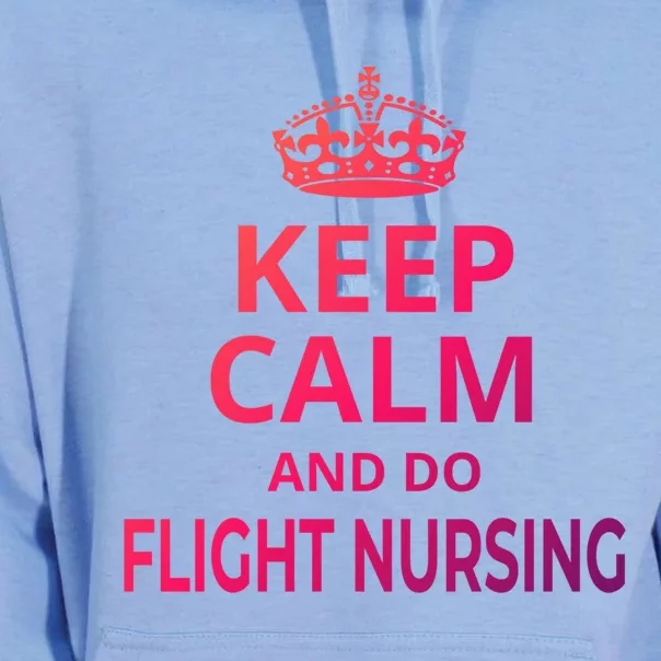 Flight Nurse / Funny Keep Calm And Do Flight Nursing! Cute Gift Unisex Surf Hoodie