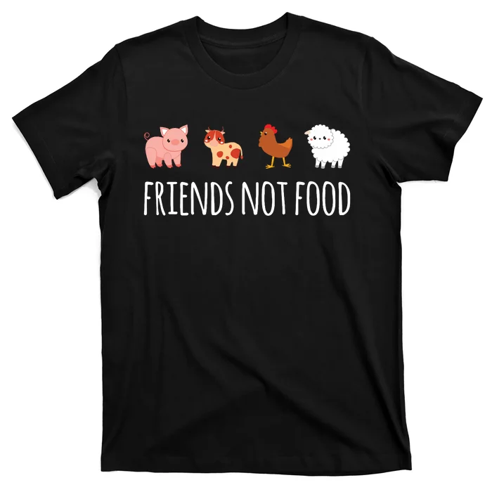 Friends Not Food Vegetarian Vegan T-Shirt