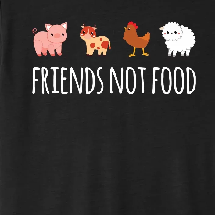 Friends Not Food Vegetarian Vegan ChromaSoft Performance T-Shirt